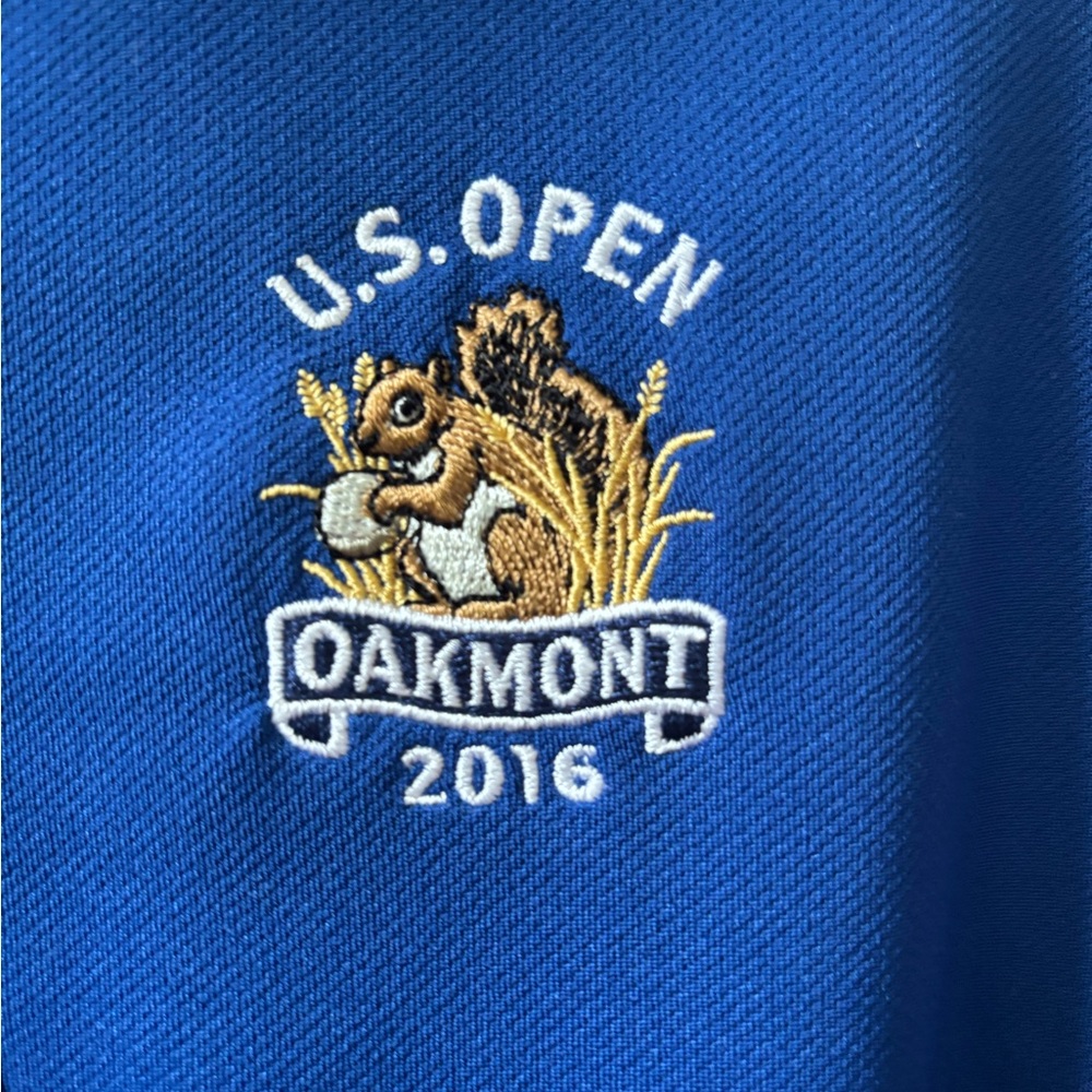 EP Pro US Open Golf Championship 2016 Oakmont Blue Polo Zip Tour Tech Ladies